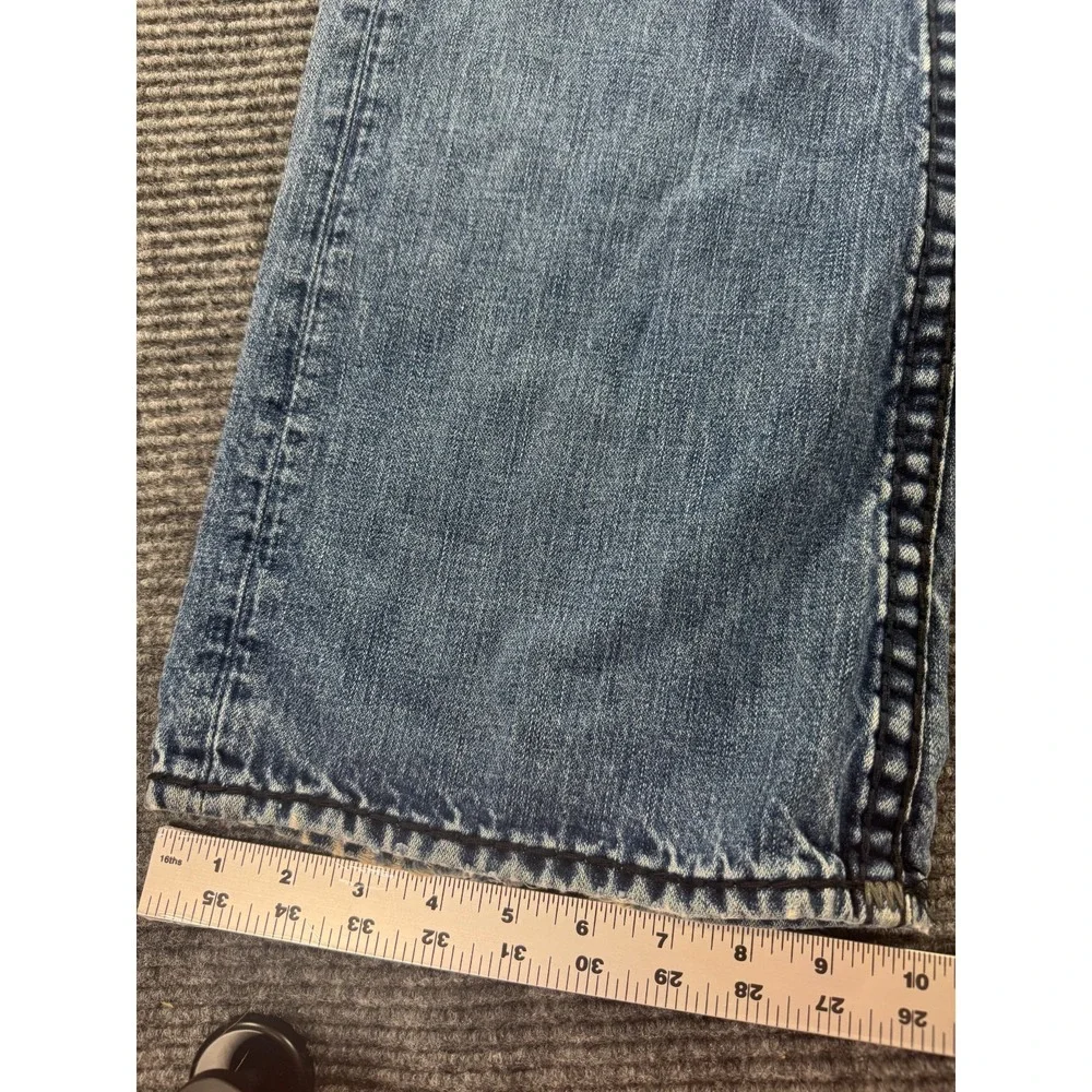 Vintage True Religion Billy Super T Jeans Mens 36x32 Bootcut Blue USA Made Y2K